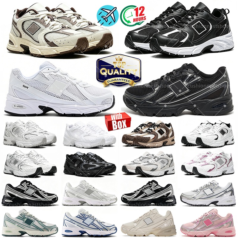 530 740 women With box designer shoes for 530 740 mens womens Casual sneakers Shoes daily outfit running leather mesh Triple Black White Grey Blue P