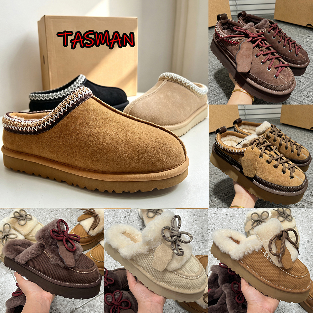 Designer scuffette Slippers Goldenstar Evelina Clog Slippers Clogs Womens Tazz Tasman Slippers Designer Fall Winter Slippers Shearling MulesWomen Pl