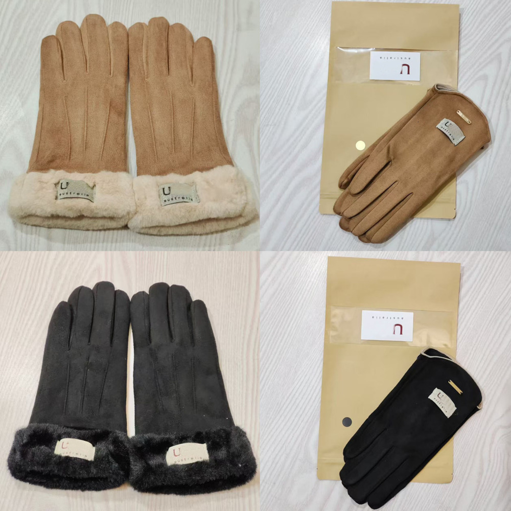 Five Fingers Gloves Designer Fleece-Lined Autumn Winter Outdoor Cycling Hiking Warm Cold-Resistant Unisex Adult Gloves gift AA