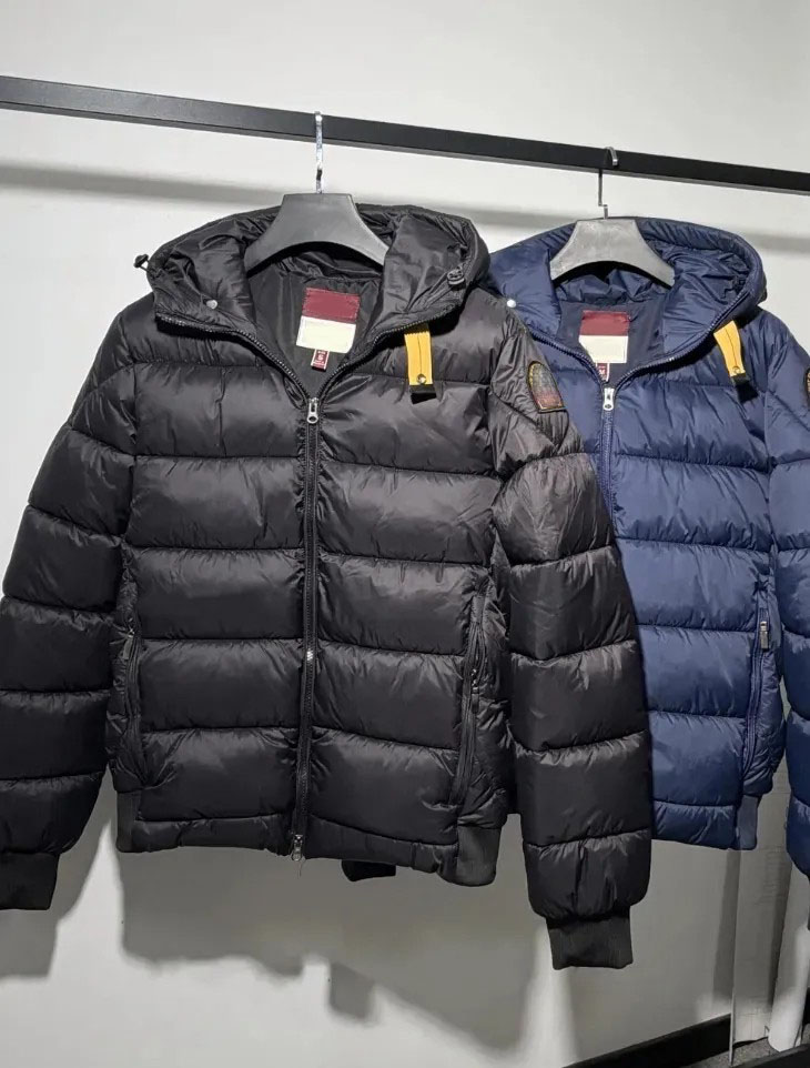 Luxury Down Jacket Pharrell Sheen puffer jacket mens women para jumpers down jacket with Yellow Webbing Strap Accent Water Repellent Windproof Winte