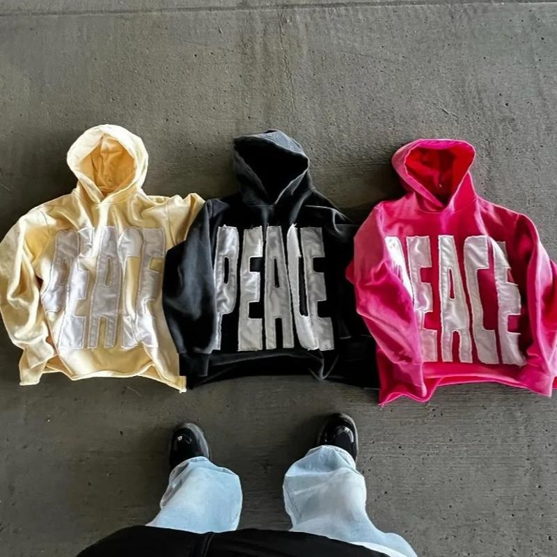 Designer Oversized Streetwear Letter 3D Print Hoodie Long Sleeve Loose Pullover Casual Top Spring Autumn Plus Size XS-4XL