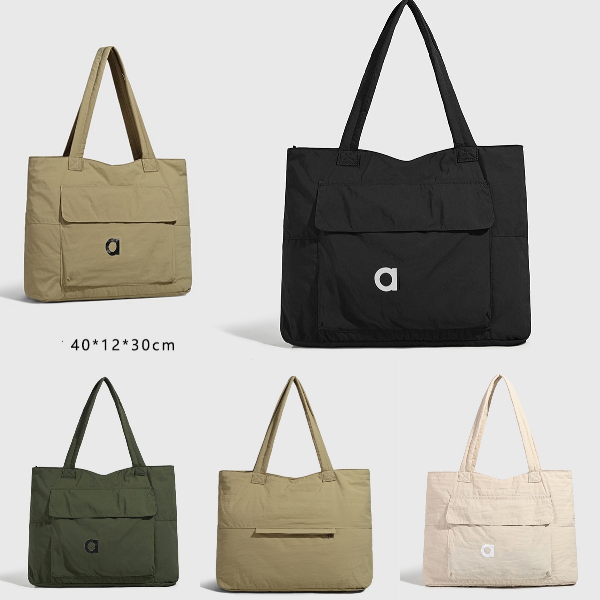 A2975 Mode sac fourre-tout de grande capacité sac à bandoulière de Yoga Simple sac à main femme Version coréenne de Joker loisirs collège sac fou