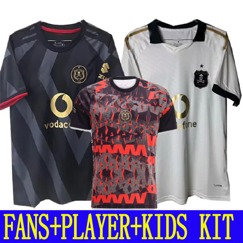 26 27 Maillots de football Orlando Pirates Accueil Chemises de football à manches courtes Kits pour hommes 2026 2027 Troisièmes maillots de footb