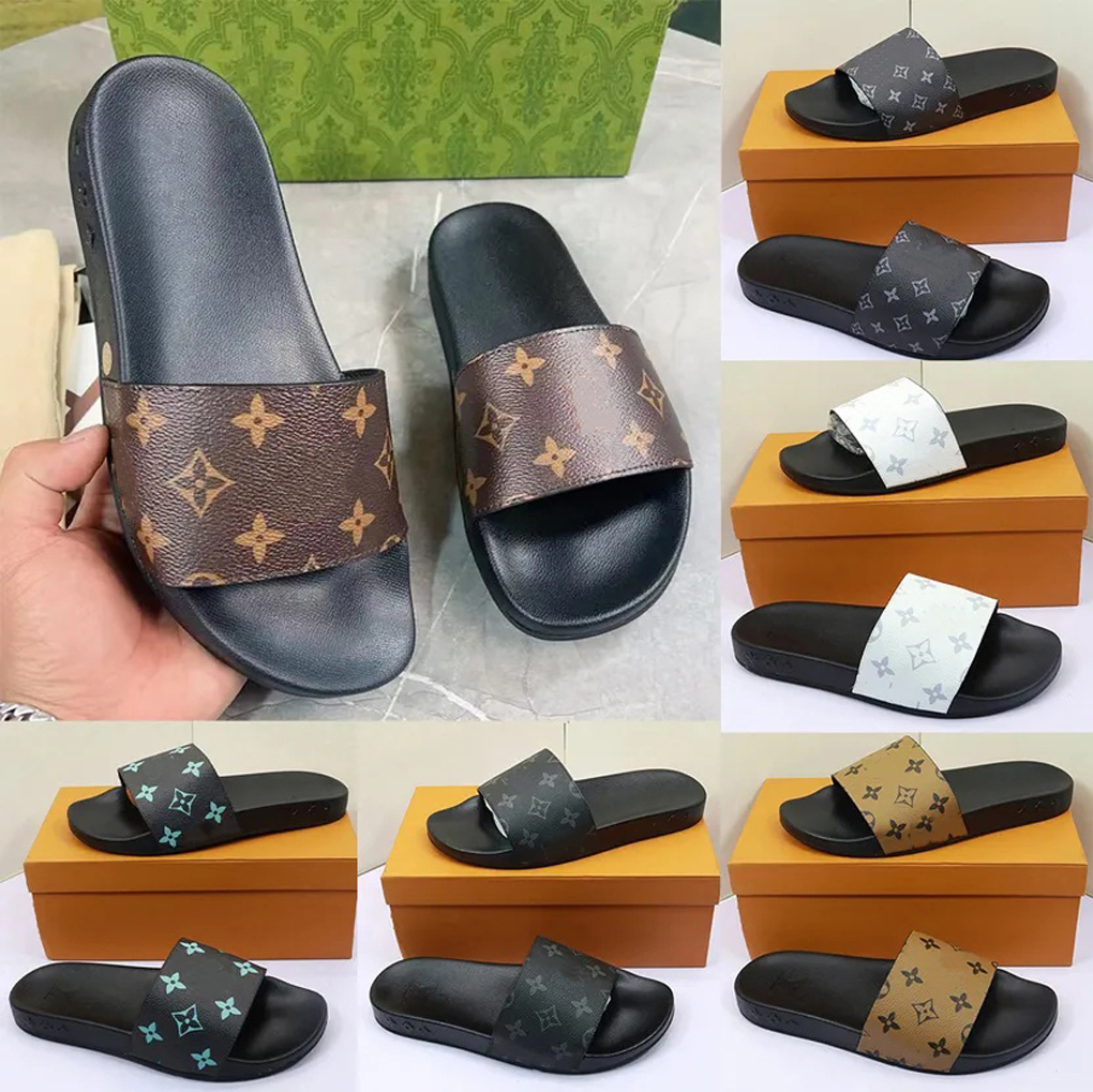Sandales de créateurs pantoufles à la mode de luxe hommes et femmes sandales en cuir confortable noir marron blanc multicolore sandales de plage