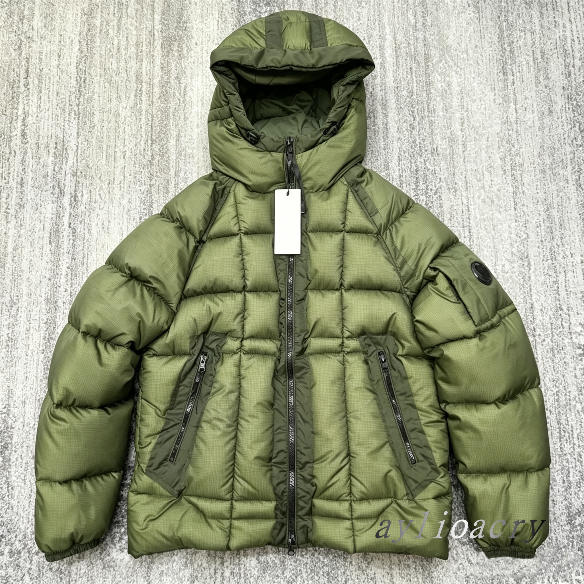 Company Jacket Mens winter Puffer Jackets Designer hooded puffer Jackets White Duck Down Correct version one to one production winter coats Goggles