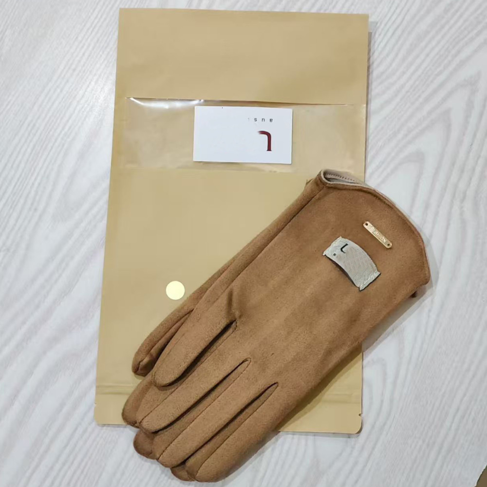 Five Fingers Gloves Austrian Designer Fleece-Lined Autumn Winter Outdoor Cycling Hiking Warm Cold-Resistant Unisex Adult Gloves gift AA