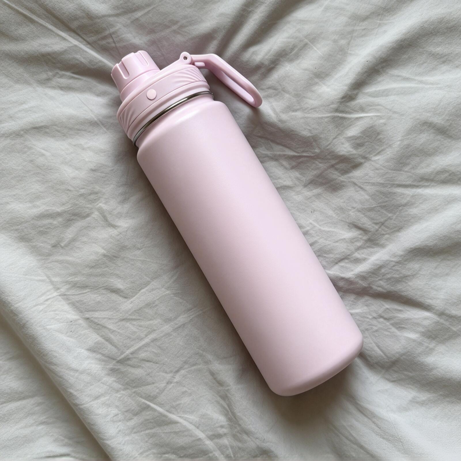 lulush lemony Water Bottles Insulated Stainless Steel Bottle With Straw BPA Free Sports Great For Travel Durable Reusable fast shipping