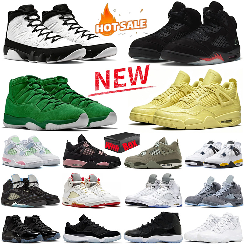 Designer 4s 5s 9s 11s sneakers Lemonade Light Army Halloween SoleFly Space Jam Monstars Gamma Blue Basketball Shoes Sports Shoes Mens Womens Summer