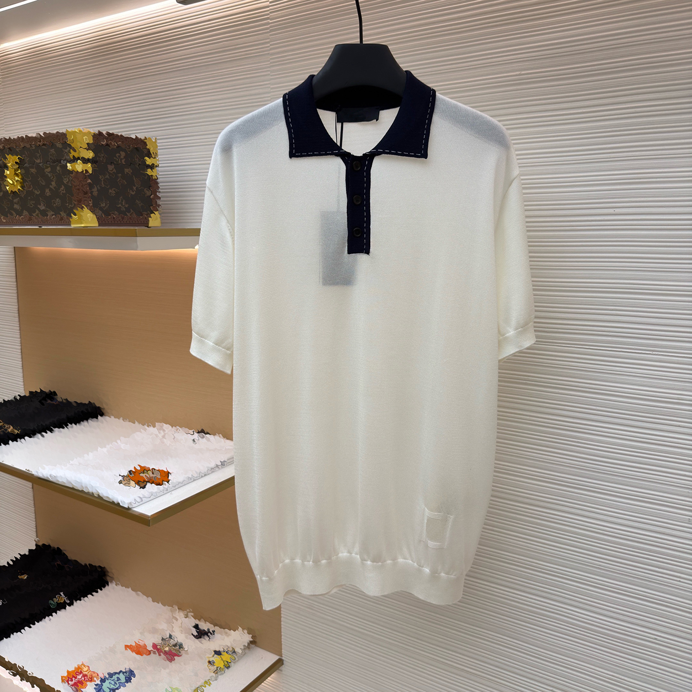 Vêtements de marque de créateurs, T-shirts et polos pour hommes de haute qualité, polos pour hommes, chemises à manches courtes tricotées légères