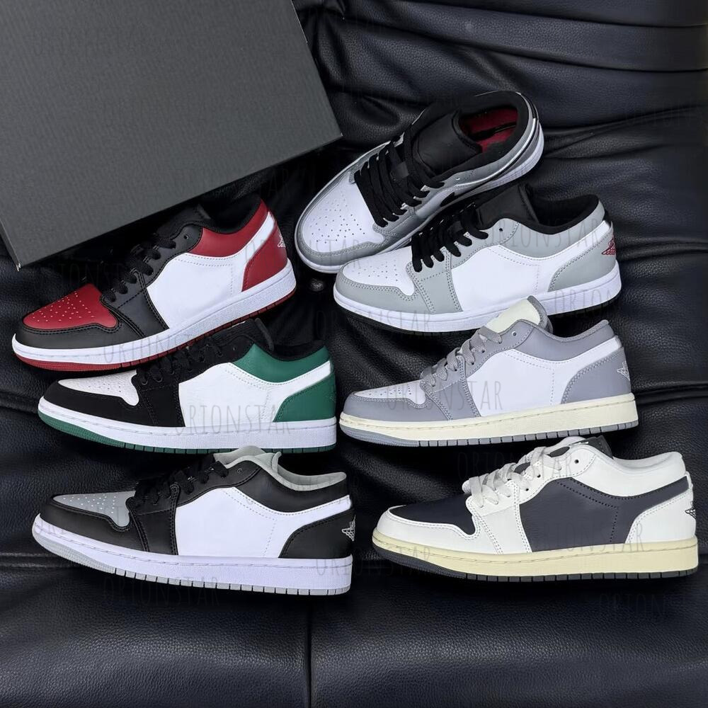Designer Low 1 basketball shoes 1s OG Reverse Dark Mocha Sneakers Men Women Trainers Casual Skate Shoes Shock Low-Top Fragment Medium Olive Black Ph