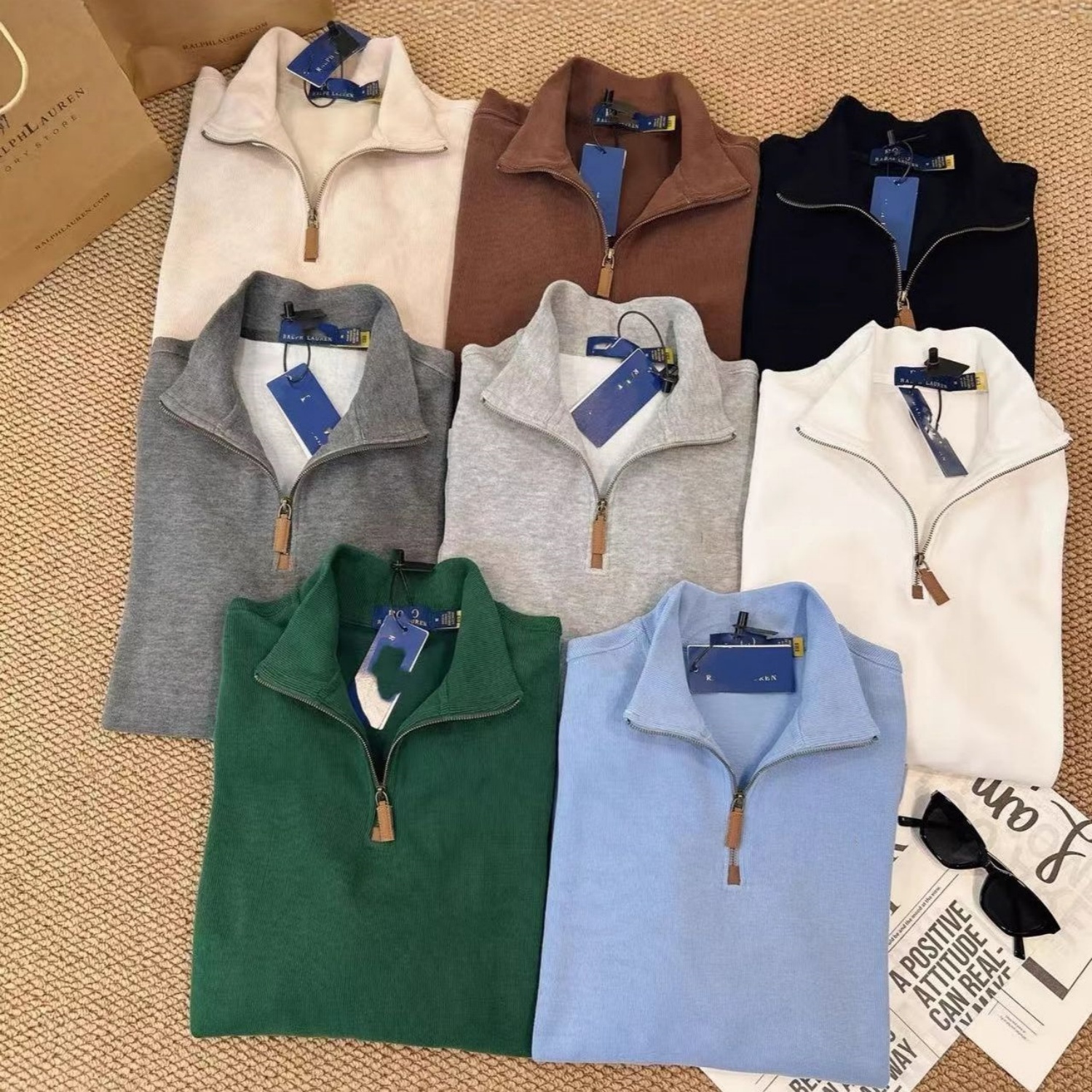 polo quarter zip mens polo sweater designer sweaters pullover uomo half zipper luxury 2026casual small horser jumper autumn wool women hoodie chanda
