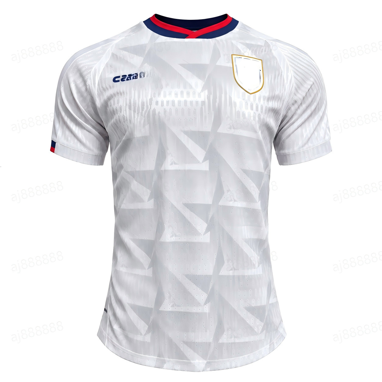 2026 Cape Verde Soccer Jersey 26 27 Away White Football Shirt Men Women Kids Short Sleeve Breathable Quick Dry National Team Training Top