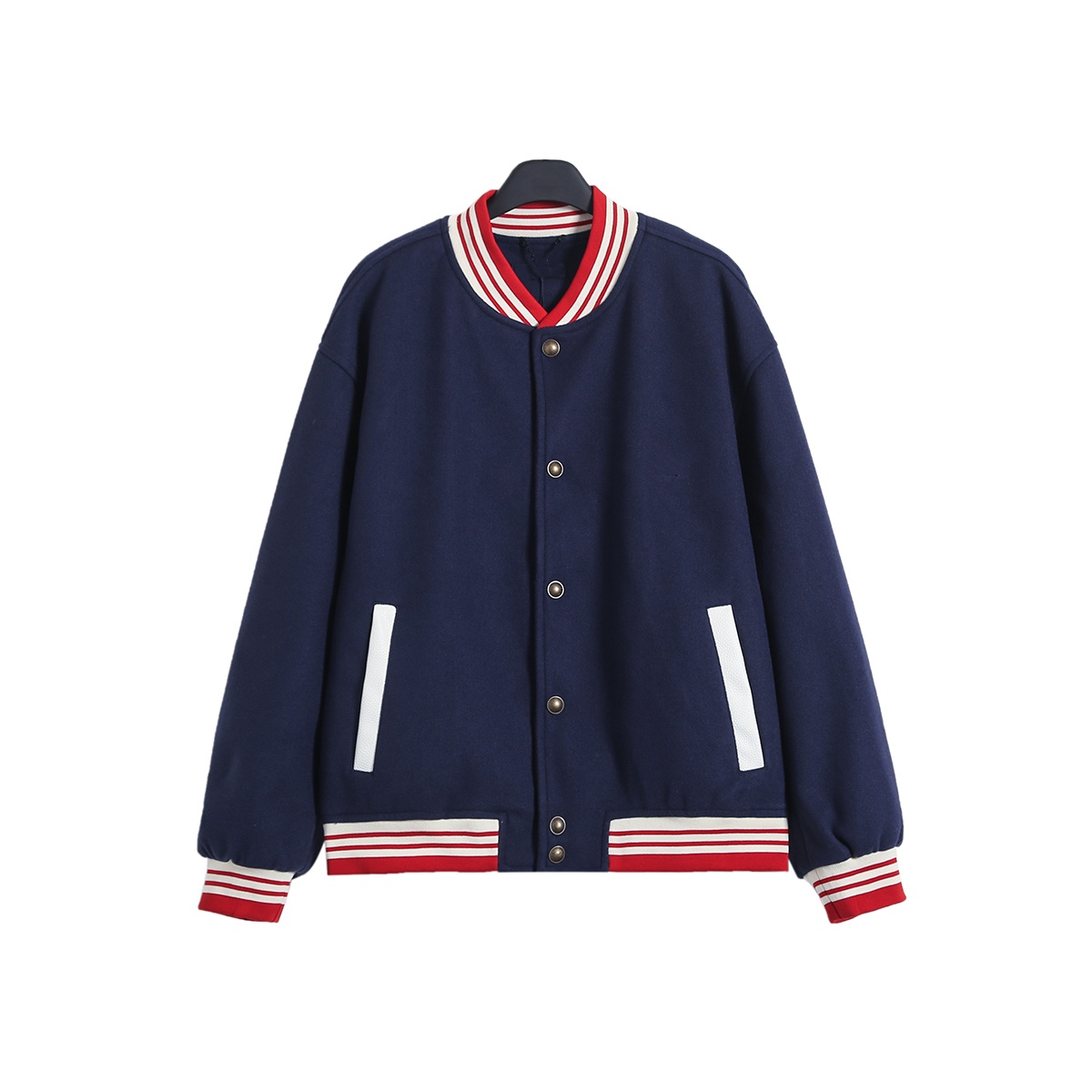 L Veste à capuche monogramme color-block de qualité haut de gamme, veste de marque unisexe à la mode