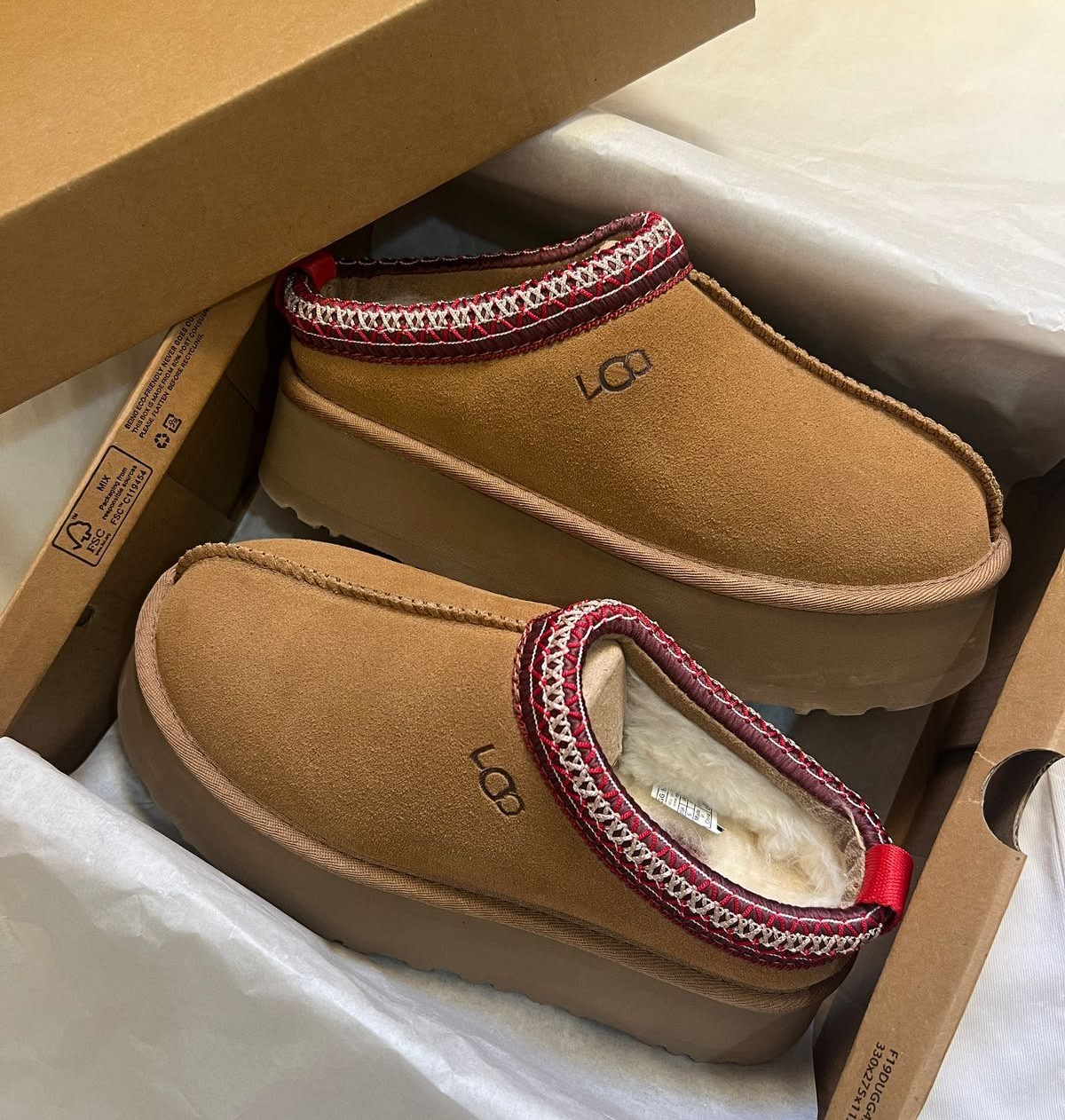 Tasman Slippers Tazz mustard seed Chestnut Sand Fur Slides Sheepskin Classic Ultra Mini Platform Boot Winter Women Men Slip-on Shoes Suede Upper Woo