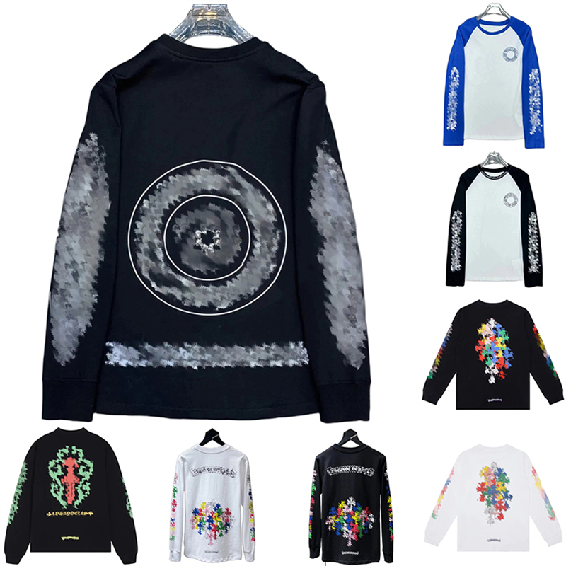 2026 Designer T-shirts manches longues tendance imprimé motif design haut printemps été hommes femmes décontracté confortable unisexe t-shirt res