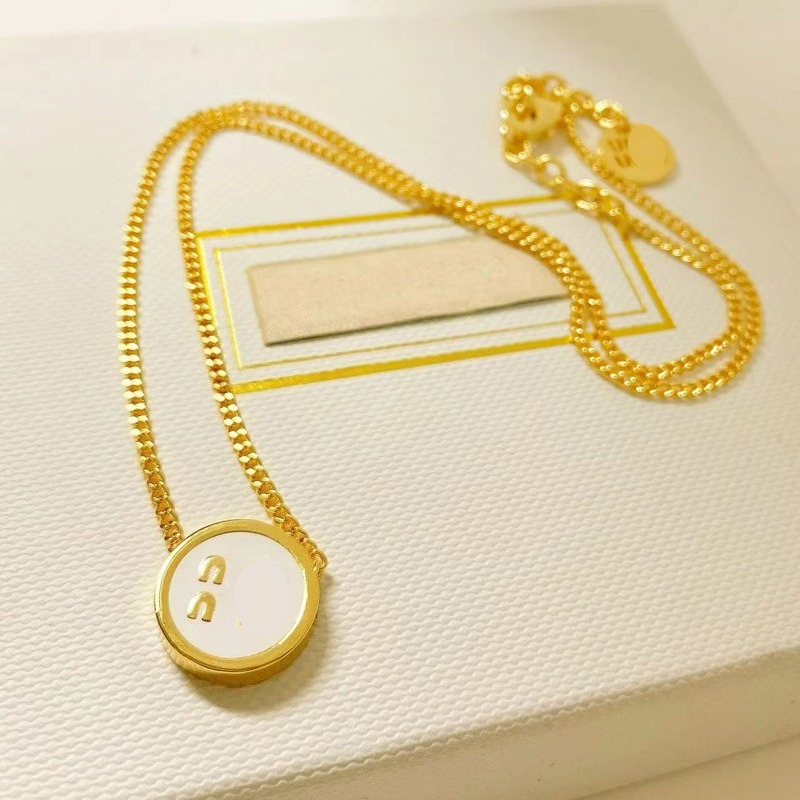 Fashion Necklace Womens Letter Pendant Necklace Bracelet Choker Chain 18k Gold Designer Jewelry Accessories