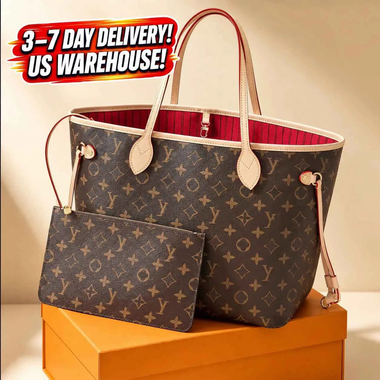 Designer Bags Luxury Bags Tote Bags Shoulder Bag Fashionable Handbags Wallet Crossbody Bags Women's Large-Capacity Vintage Floral Print Canvas