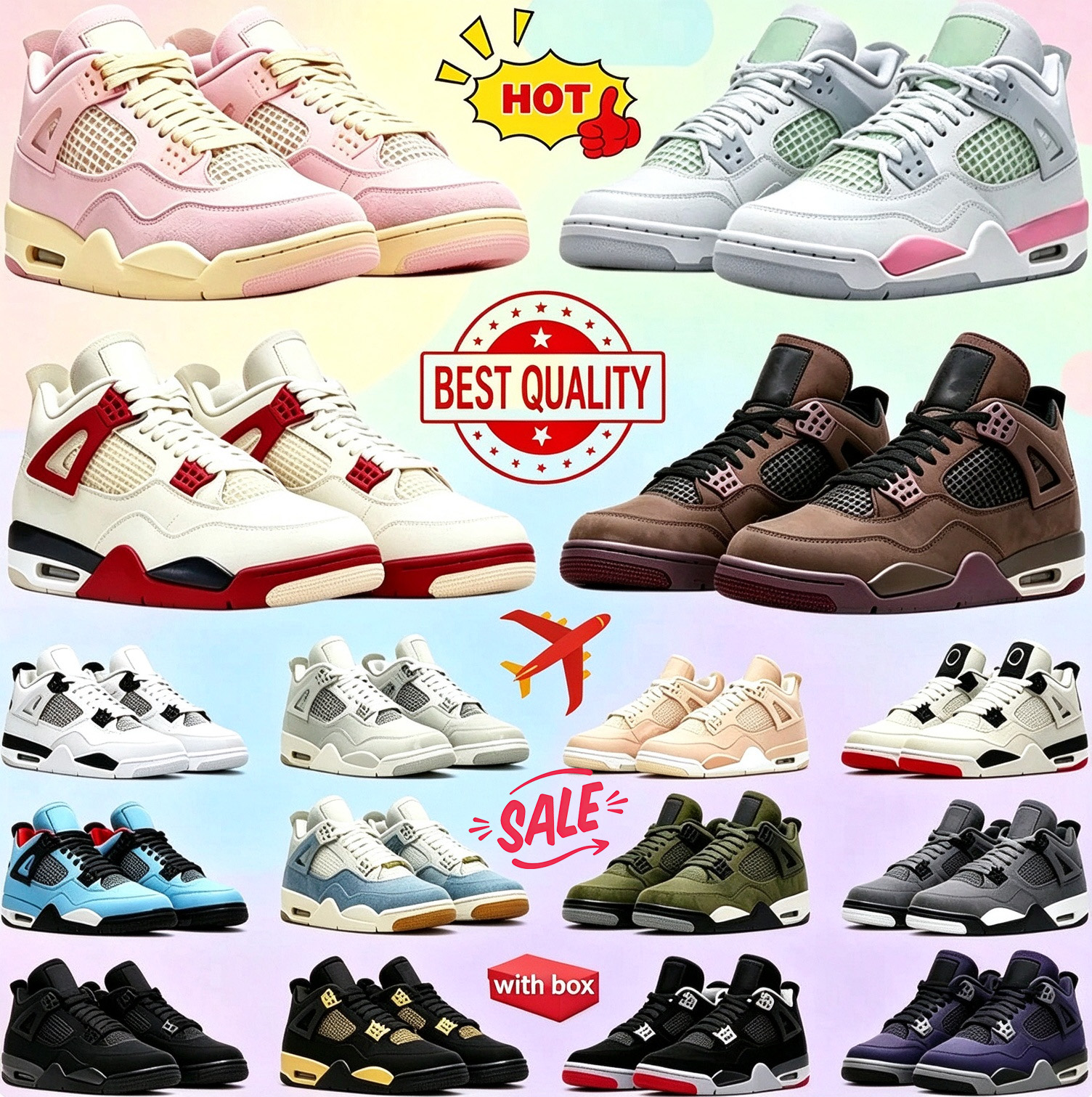 with box 4 4s Basketball Shoes Black Cat 2025 Lakers Sierra Red Cave Stone Flight Club Undefeated Women Men Trainers Outdoor Sneakers size 36-47
