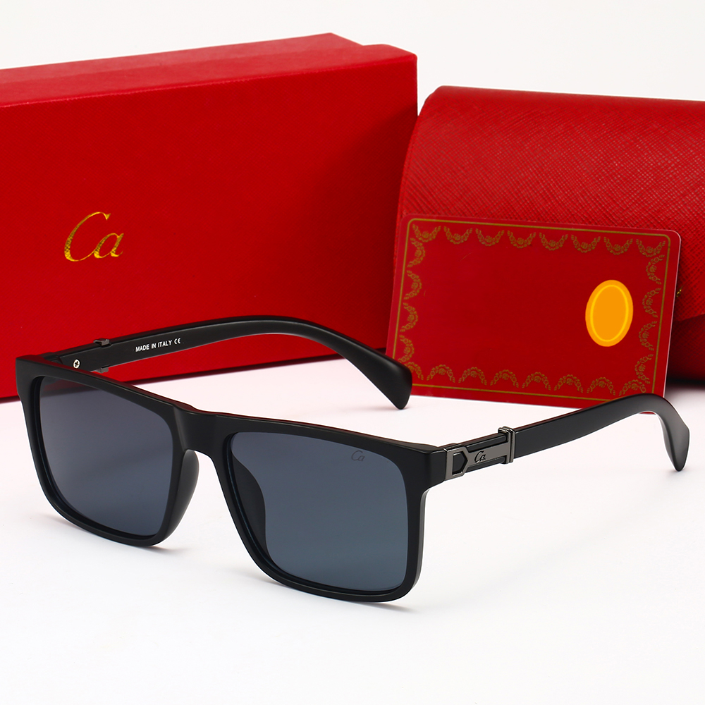 Fashion Designer sunglasses brand Metal Rivet Decoration Luxury For Women Men black Gray Lens Gold Tone Metal Frame lunettes de soleil With Box Free