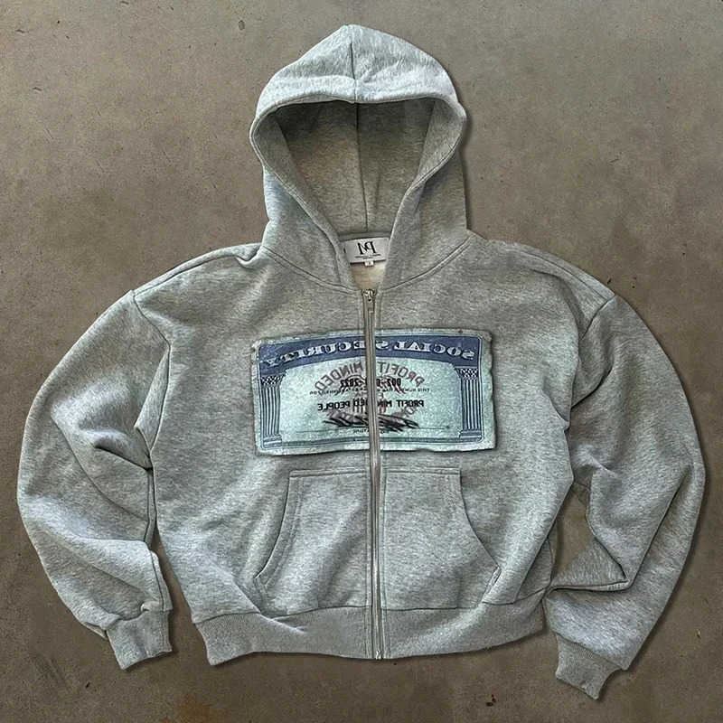 autumn retro hoodies for men and women printed patterns hooded long slves260723 S261012MKVQ