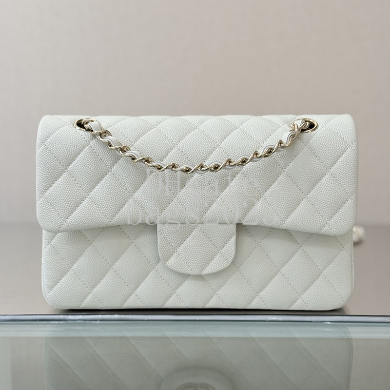 Luxury designer bag Master Quality Flap Bag 23CM handbag Caviar Calfskin Shoulder Bag Genuine leather crossbody chain Bag with gift box X029B
