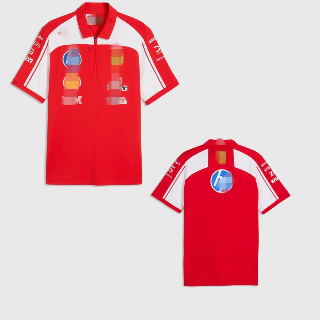 wholesale Support customized manufacturer direct sales of short sleeved t shirt for men and women Scuderia Ferrari F1 2026 Team T-Shirt polo