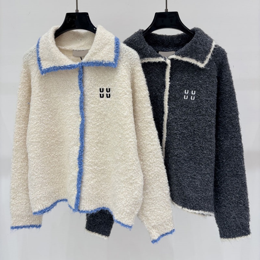 Designer Women Fuzzy Knit Cardigan Luxury Cozy Soft Zipper Sweater Cardigan Autumn Winter Loose Fit Warm Sweater Jacket