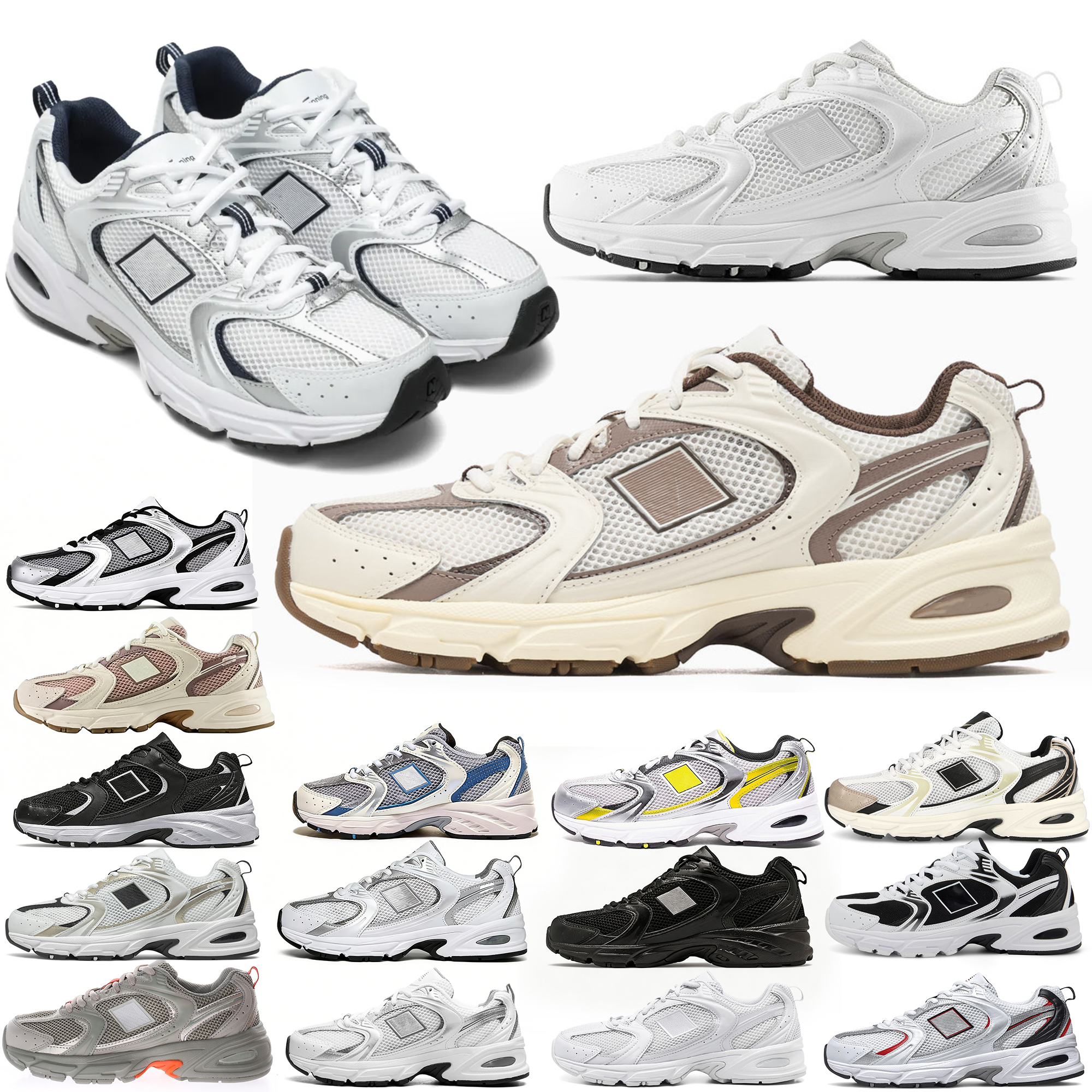 530 Running Mens Womens Casual Shoes Shoes Designer Sports Shoes Outdoor Sneakers Casual Shoes Breathable Mesh Women Casual Unisex Black White Sneak