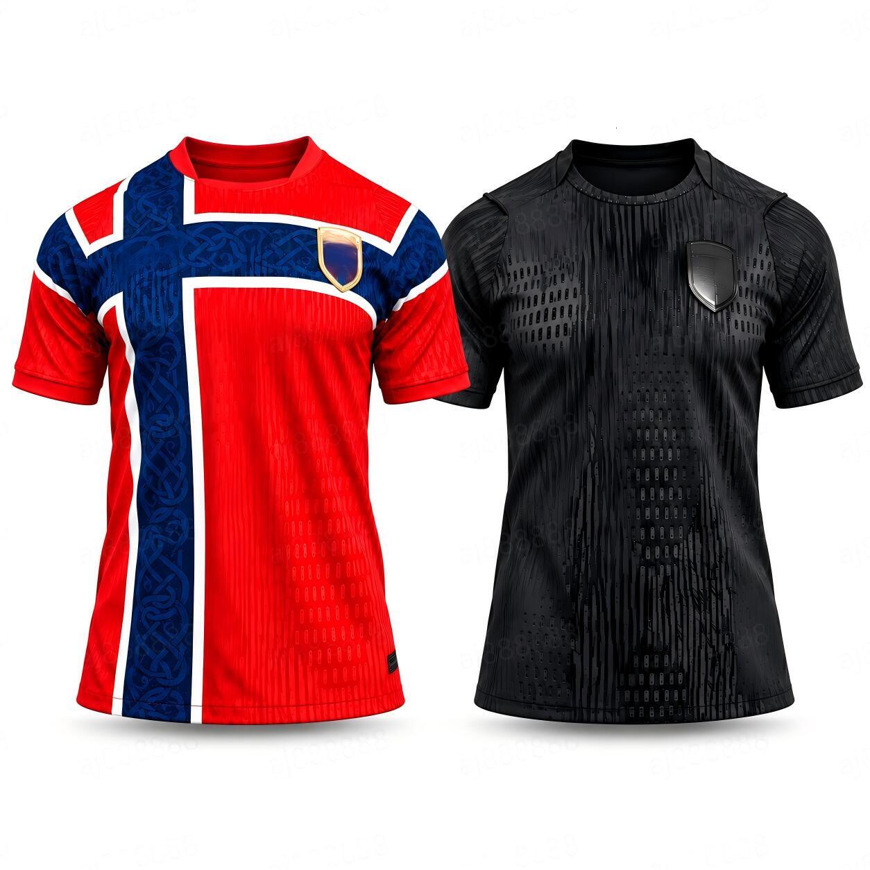 2026 Soccer Jersey 26 27 National Team Home Away Football Shirt Men Red Black Soccer Jerseys Short Sleeve Breathable Quick Dry Football Training Uni