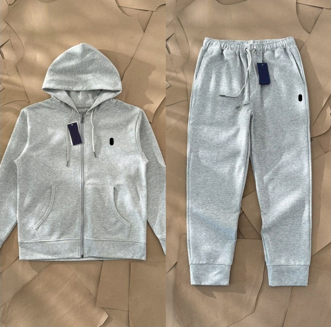 Survêtement pour hommes Designer Survêtement Hommes Ensemble Lettre Imprimer High Street Sweat-shirt en vrac et pantalons de survêtement Casual S