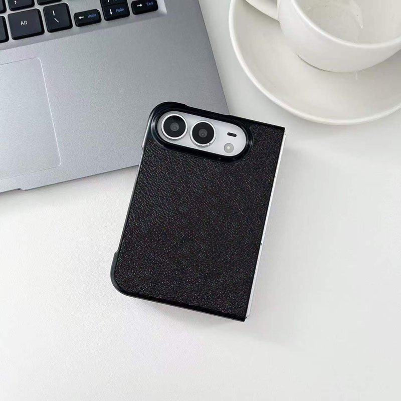 Étui de téléphone design pour Apple iPhone 18 Duo Fold luxe en cuir PU couverture arrière de protection Coque Sac de Luxe téléphone Funda couleur