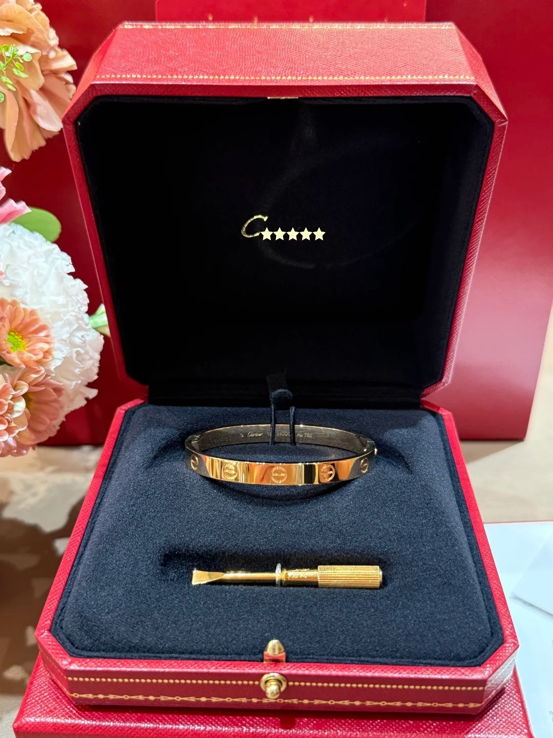 Bracelet jonc 10A femme homme en acier inoxydable plaqué or, bijoux luxe avec diamants et breloques