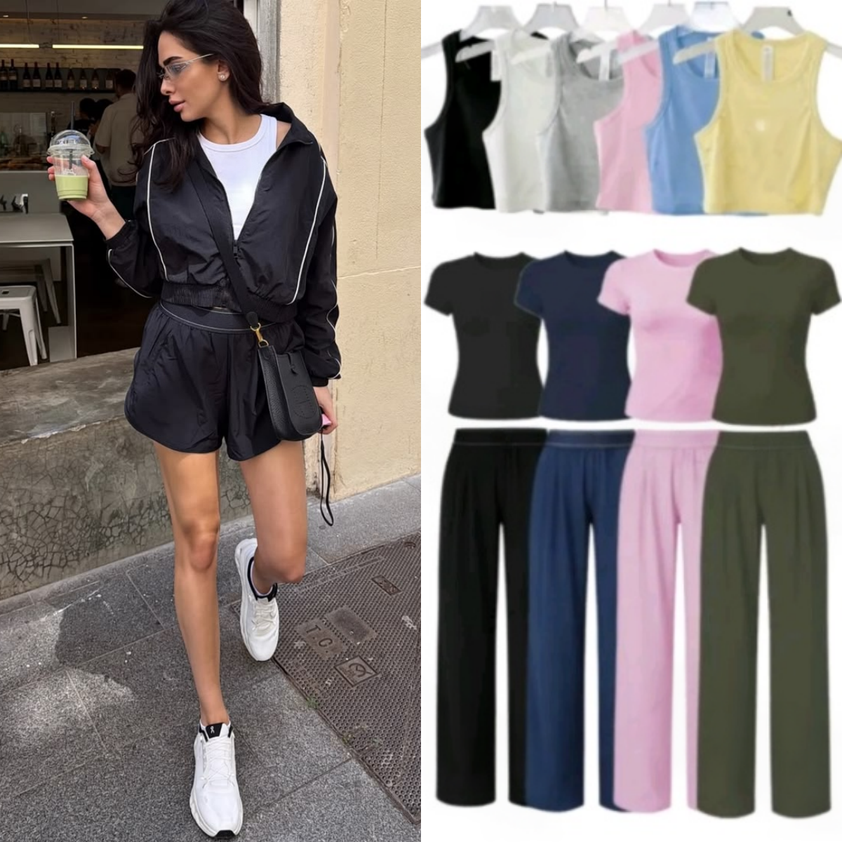 3D alosetismly women clothes set Designer Yoga vest pants shirts Gym Clothes Women shirt shorts Sports dressStraight-Leg Trousers Pant summer skirt