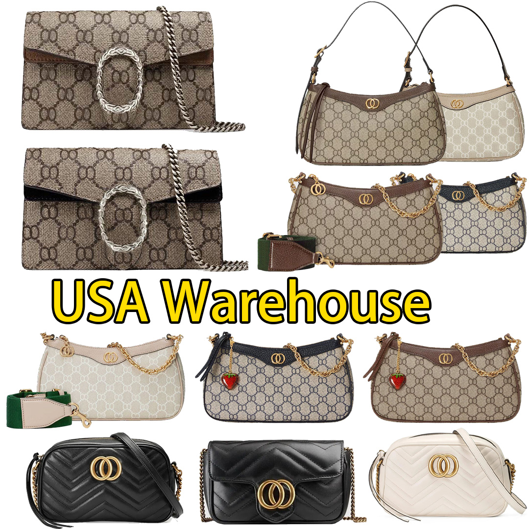 Sac de créateur Sacs à bandoulière Femmes Sac à main classique Lady Designer Messenger Sac sous les bras Lady Portefeuille Mode Marron Bourse Let