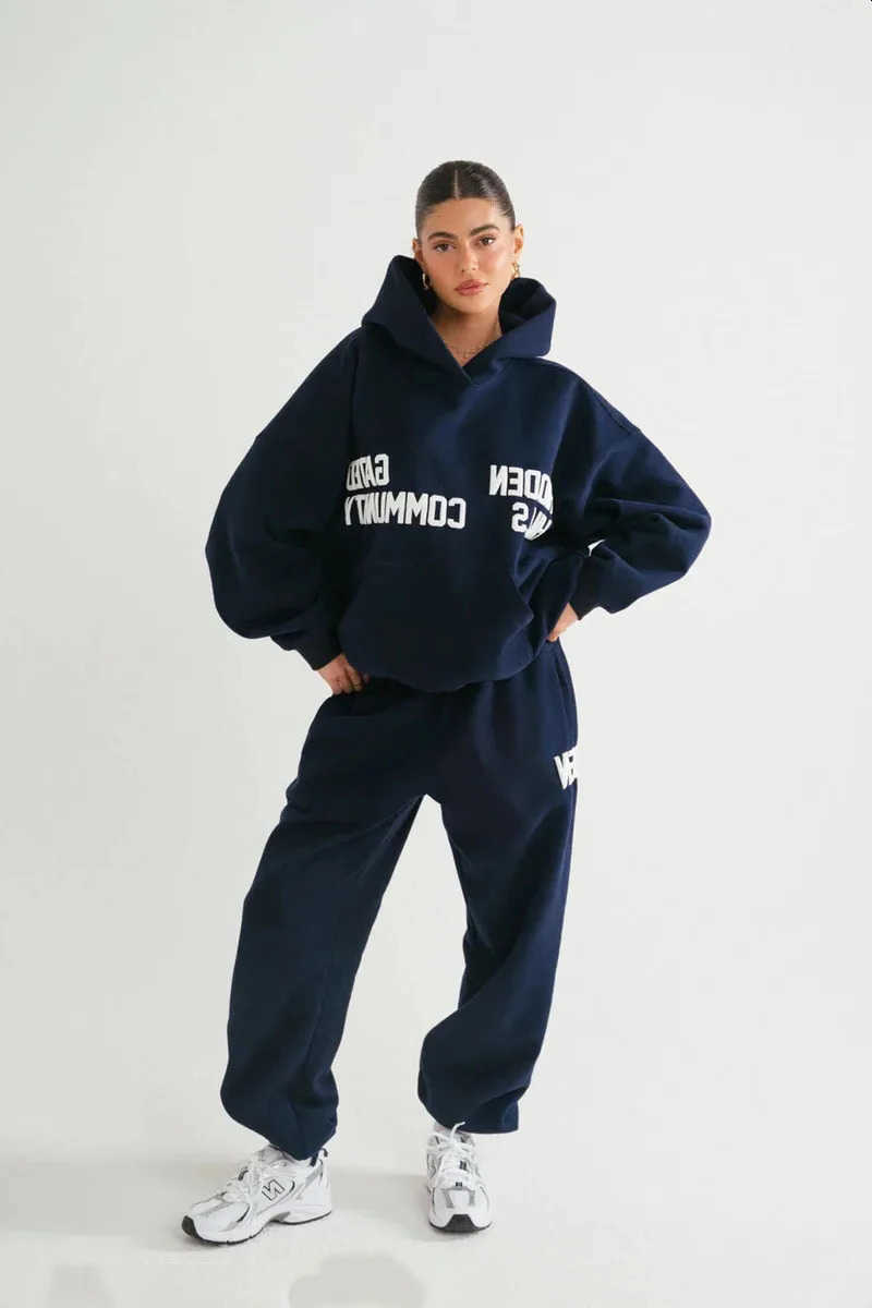Spring 2025 and Autumn Printed Hoodie Set with Long Slve Hoodie for Men and Women Versatile Coat260127 S261012MMFW