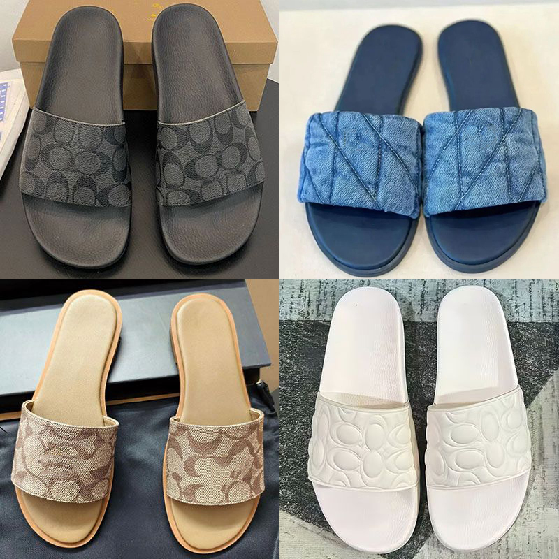 Slippes For Mens Womens Designer Slides Luxury Summer Beach Outdoor Shoes Famous Designer Female Sandals Fashion Slipper For Lady With Box Size 36-4