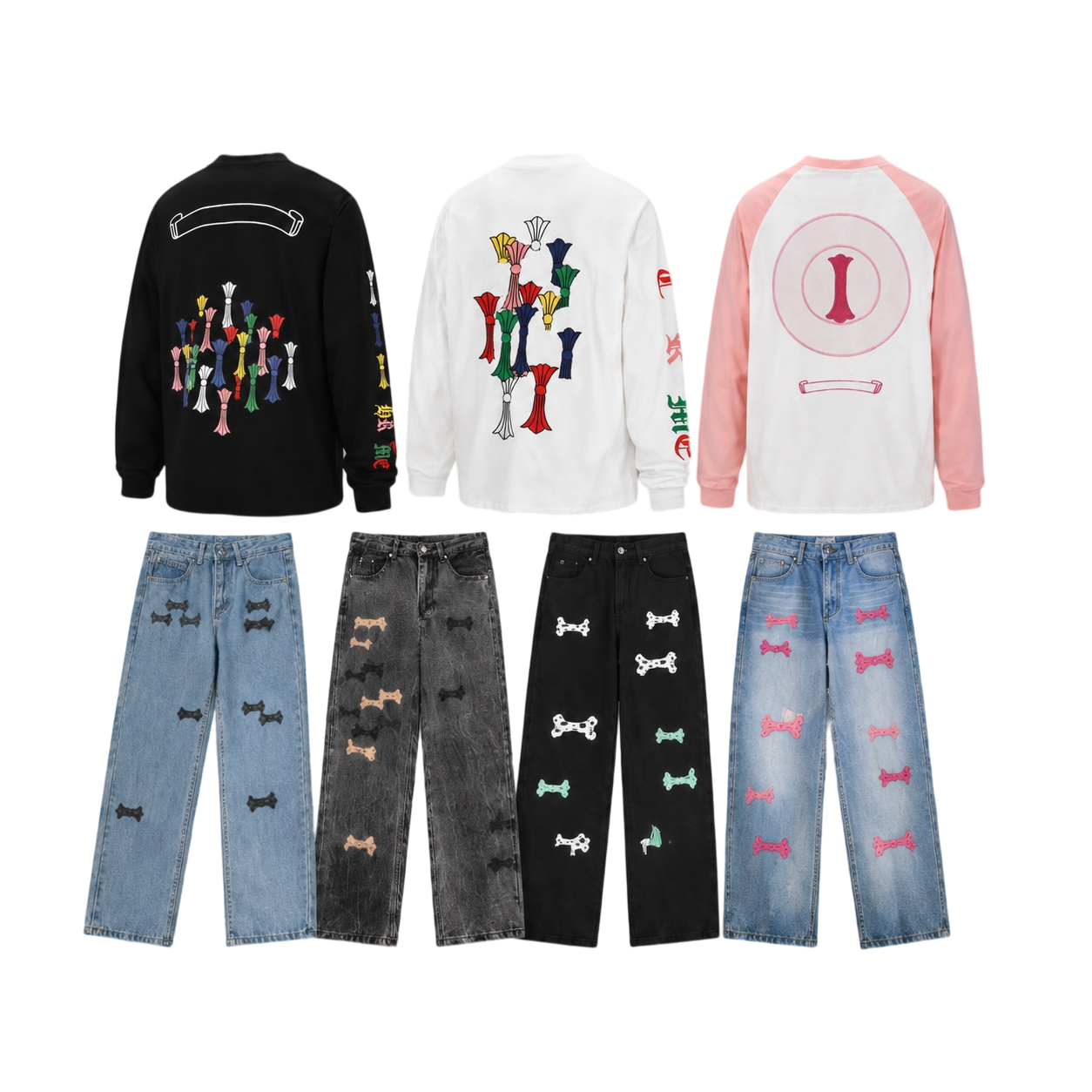 2026 5S Cotton Chromoheart jeans pantalons entendre leggings Chromoheart pantalons Chromo jeans Chromo pantalons de survêtement vêtements de marq