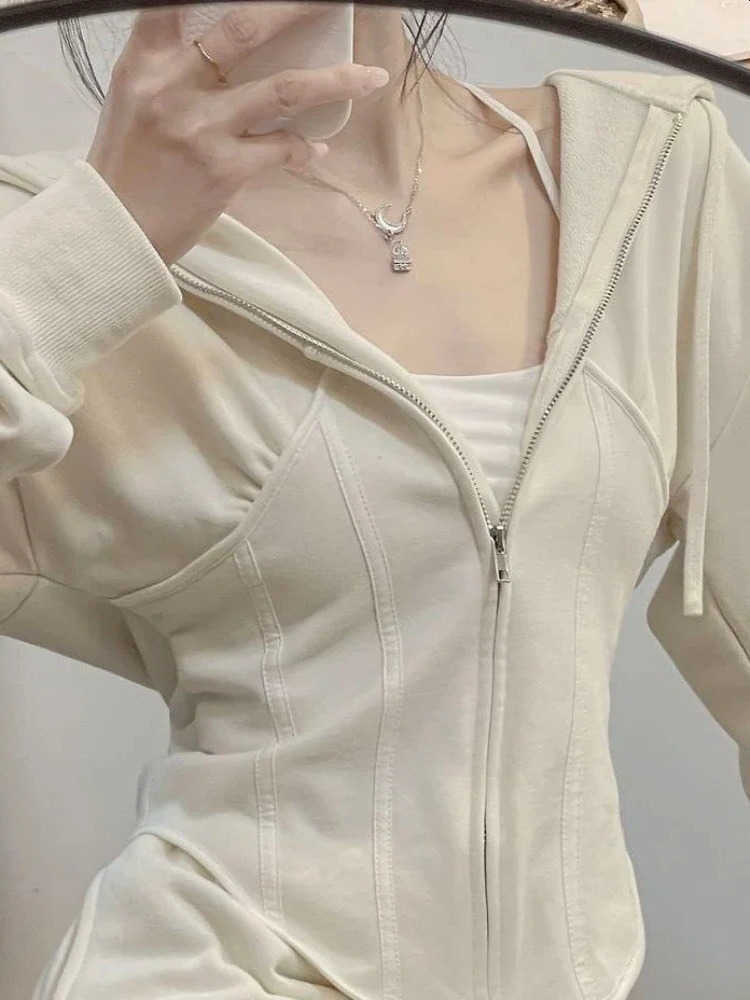 Dp and City Hoodie Womens Grunge Sexy Slimming Long Slve Sweatshirt240812 S261012QRLE