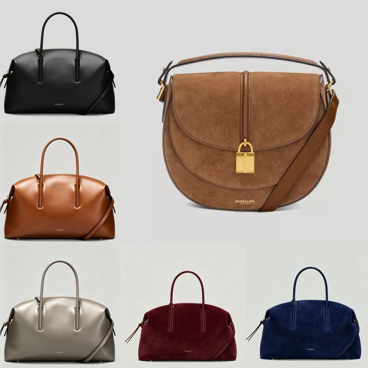 Luxury siena saddles Bucket bag deme lliers stockholm bag Designer shoulder bag Womens Mens handbag tote suede bag Leather weekend Boston crossbody