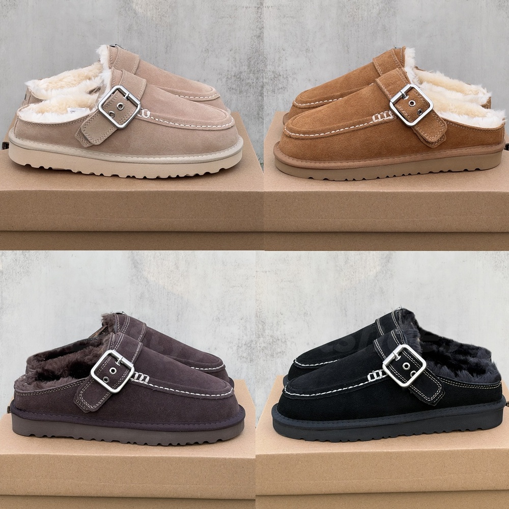 2026 Goldenstar Evelina Clog Slippers Clogs Hi Slides Dad Sandal Golden star Beach Women Men Tazz Tasman Fall Driftwood Chestnut Sand Winter Summer
