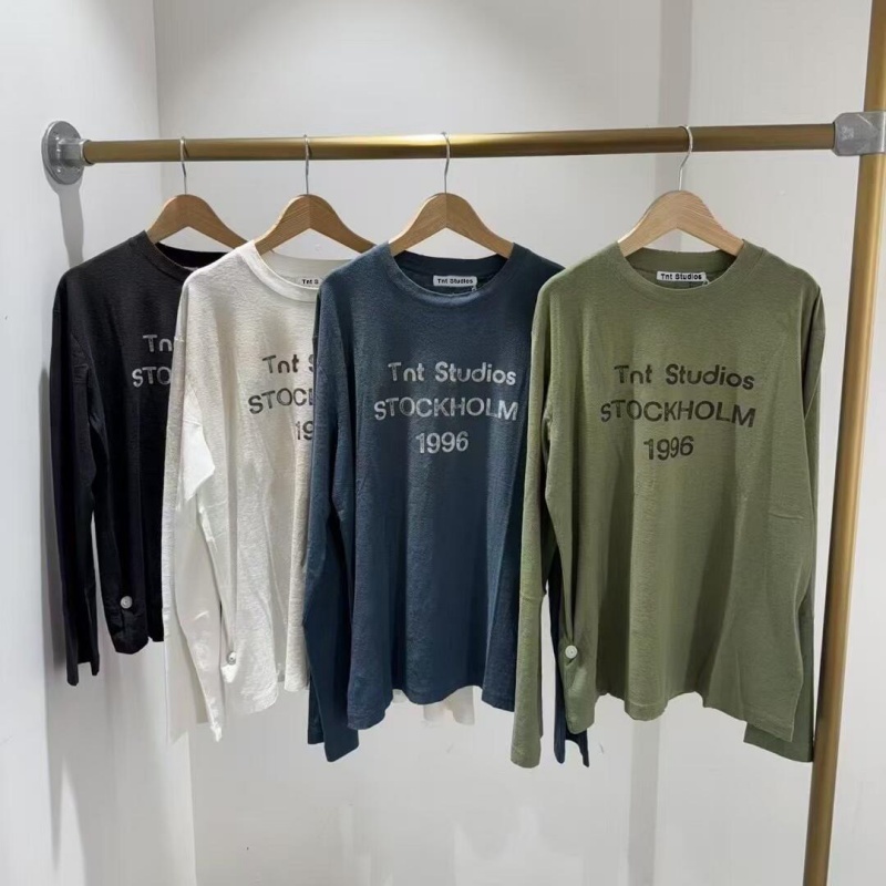 Designer T shirt Summer Oversize long sleeve jacket Hoodie 1996 Embroidered Letter Print Long Jacket Breathable Sleeve long Washed Tshirt