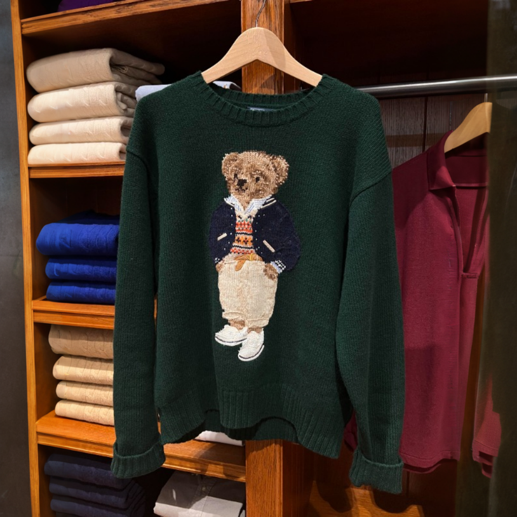 Women's Sweaters Designer Sweater Women Winter Soft Basic Women Pullover Cotton Bear Pulls Fashion Knitted Jumper Teddy Bear Embroidery Unisex