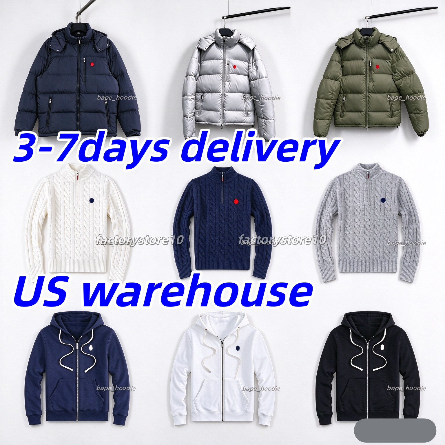 men streetwear designer outfits high quality cotton hoodies sweaters jackets shirts t-shirts polo shirts casual loose tops shorts