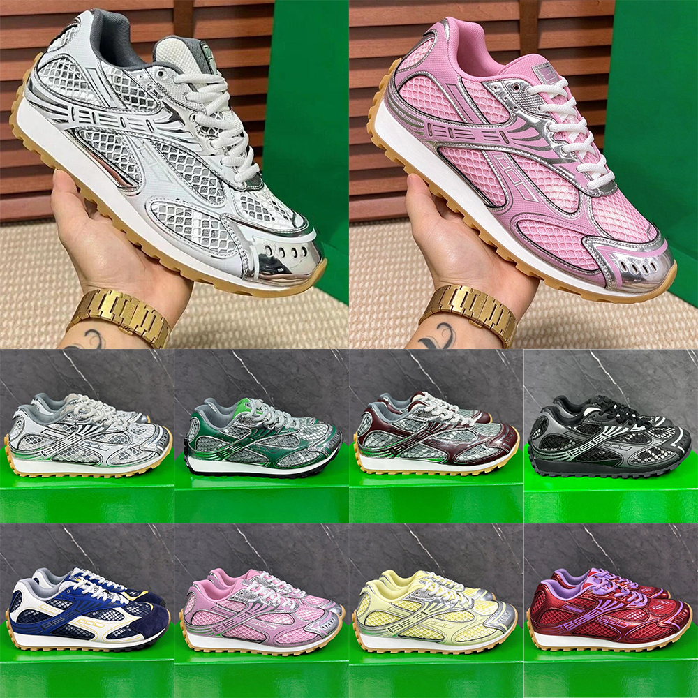 Designer Sneaker Orbit Shoes Men Women SneakersSports Breathable Leather Mesh Matching Lace Up Casual Thick Soled Mixed Color sneakers AAAA