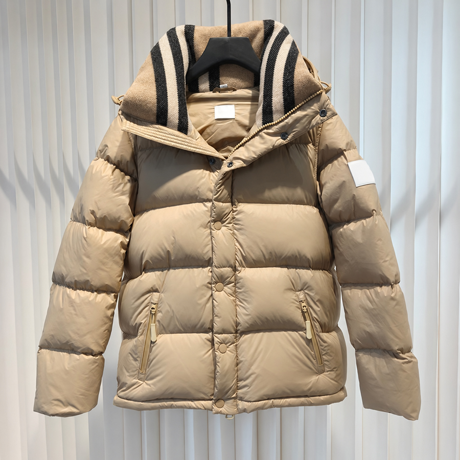 Down Jacket Designer Man Parkas Coat Women Winter Jackets Fashion Stripes Pattern Thick Outfit Pocket Outsize Warm Men Coats Thin Outdoor Daily Outf