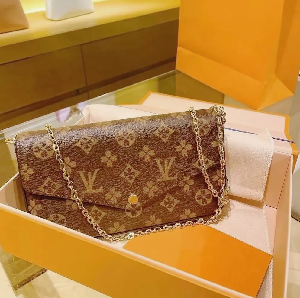 10A Sac de créateur de luxe 3 Multi FELICIE POCHETTE Sacs à chaîne Sacs à main Bandoulière Mode Femmes Sacs à bandoulière Sac à main Sac fourre-t