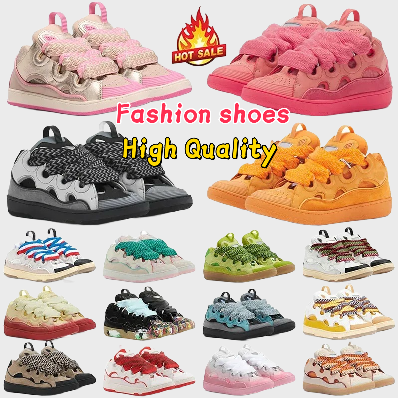 High Quality Fashion Retro Wavy Board Shoes for Men Women Patchwork Suede Material Bold Wide Laces Non Slip Thick Sole Casual Street Skate Sneakers