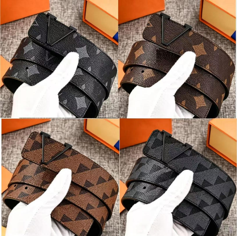 luxury belt Fashion designer belt brand belts gold silver buckle cintura belts for men designer cinture width 3.8cm with box gift high quality 2026