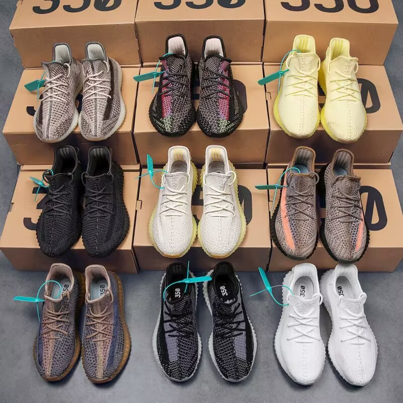 yeeziness new hot 3M reflective boost runnings shoes V2 Israfil cinder desert yecheil tail Light zebra boost 350 Shoes women men sneakers