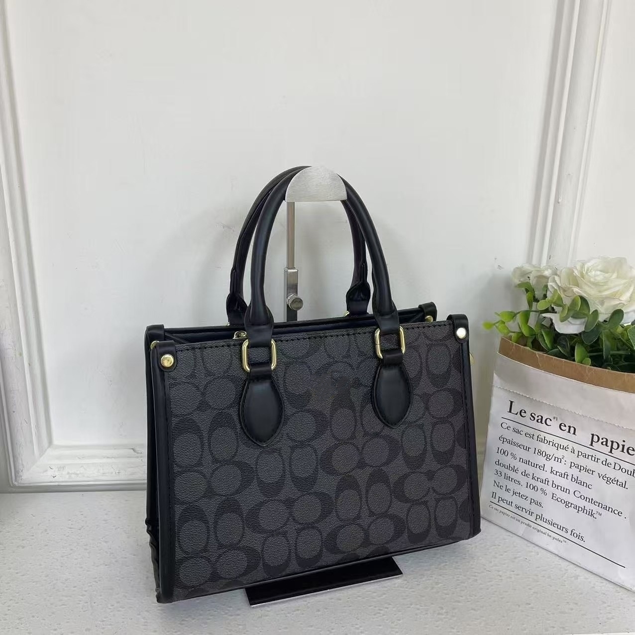 Sac à main de designer Shouder Chain Sac Cutch Fap Totes Sacs Waet Check Veour Thread Purse Doube Lettres Soid Hasp Taille Square Stripes Femmes